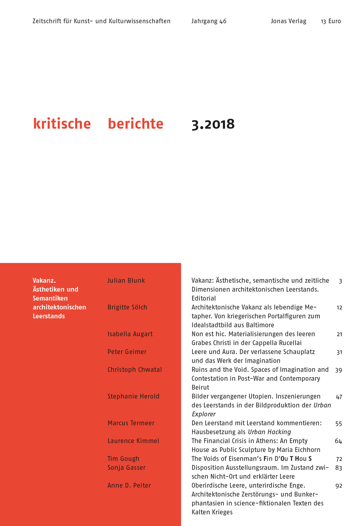 Christoph Chwatal Essays